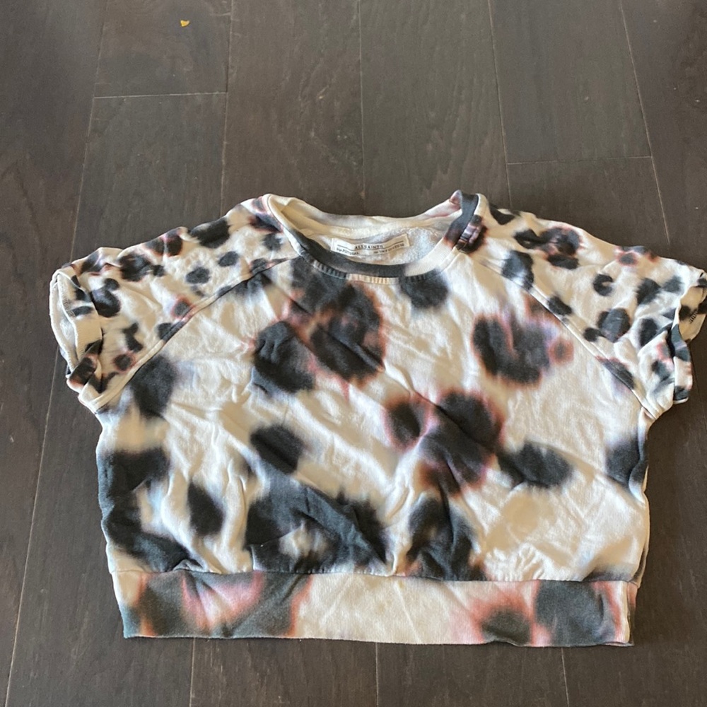 All saints cropped sweatshirt